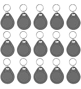 50 PCS Mifare Ultralight C Keyfobs ULC Key fob Token Tag RFID Key Cards, 13.56MHz Contactless Tic...