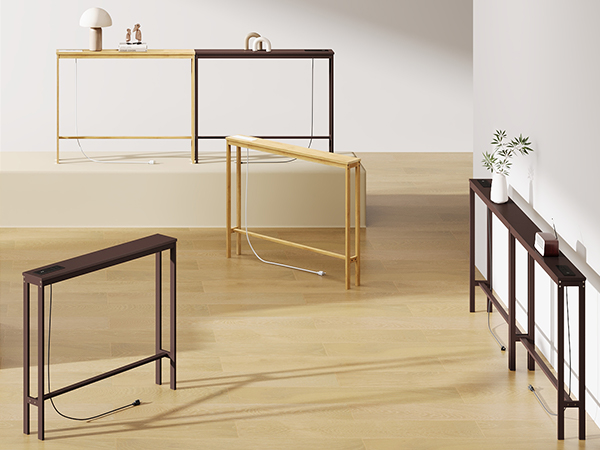 narrow console table