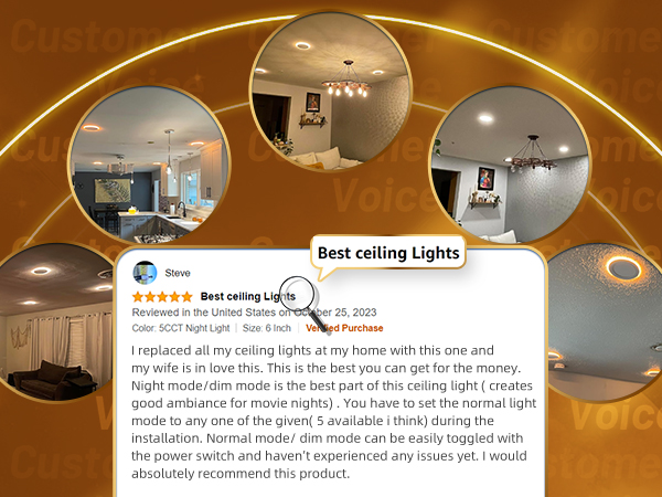 recessed night light