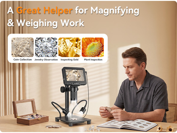 Elikliv Microscope with Weighing Scale