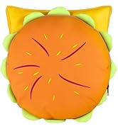Cheeseburger Backpack, Hamburger Burger - Novelty Funny Yellow Casual Daypack, Cute Food-Shaped G...