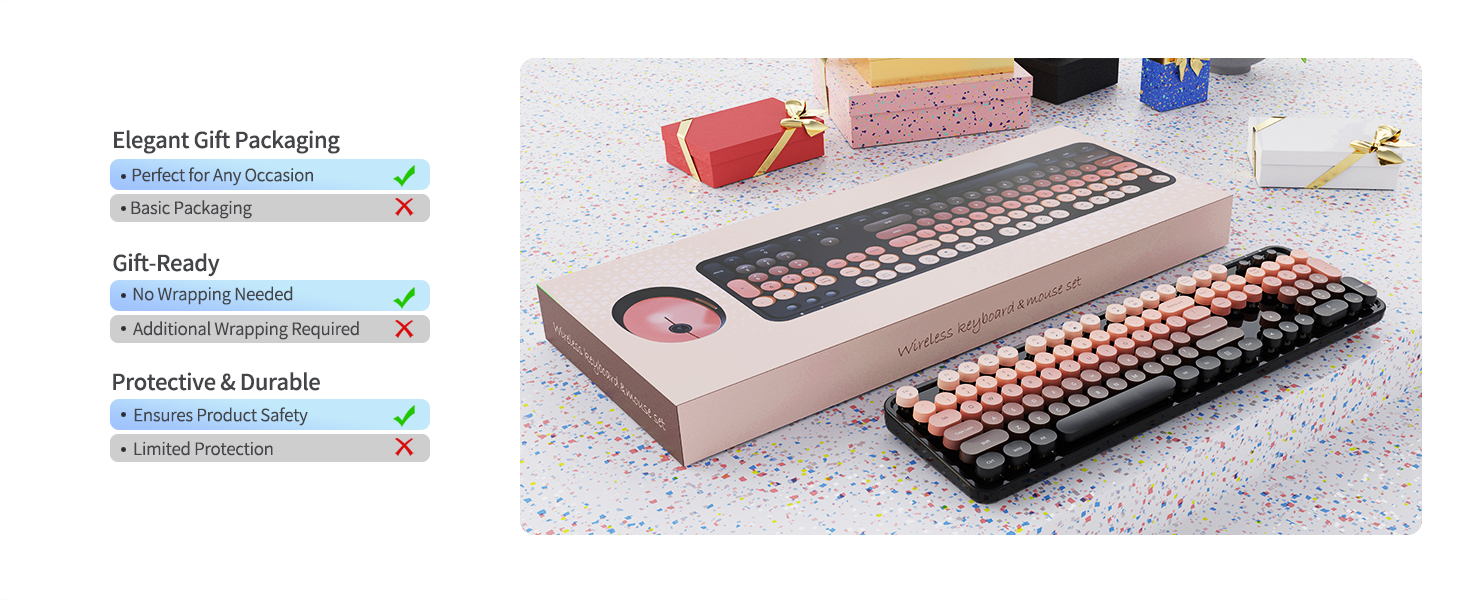 compact wireless keyboard and mouse