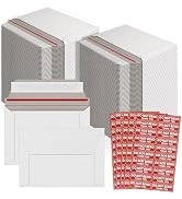 CXIIPOL 100 Pack Rigid Mailers 4.5x6.5 Inch Self Seal Document Mailers, Protective Flat Cardboard...