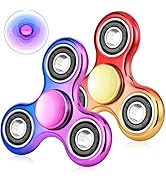 Gigilli Fidget Spinner 2 Pack, Anxiety Fidget Spinners for Kids 8-12, Sensory Fidget Toys Stress ...