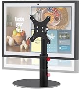 Laivli Black Tablet Stand Compatible with Echo Show 21/15, Easy to Adjust - Tilt 90° and 4-Step A...
