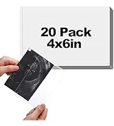 Easy Insert Photo Protector for 4x6in Ultrasound Pictures - Side-Loading to Keep Baby Sonogram Pi...