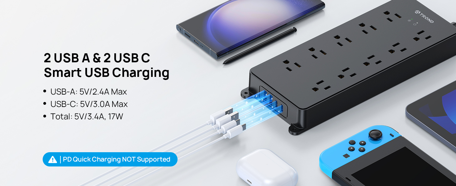 power strip with usb ports