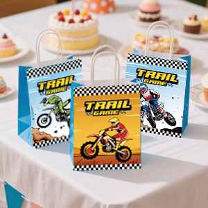 motorcycle theme party favors