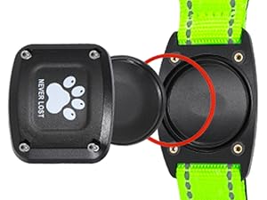 MYIWB Dog Tracking Collar, Easy Tracker Installation, Secure & Durable Design