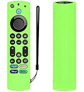 Voice Remote Cover, Silicone Remote Cover Case Compatible with Toshiba/Insignia Firetv Omni Serie...
