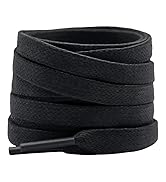 YFINE Flat Waxed Shoe Laces: Sneakers Shoelaces for Men&Women Boot - 2 Pair