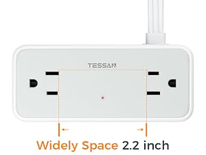 wide spaced outlet design