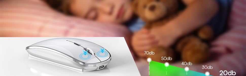 Silent click wireless mouse