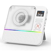 Portable CD Player with Bluetooth,Desktop Stereo Portable CD Player Bluetooth Rechargeable Portab...
