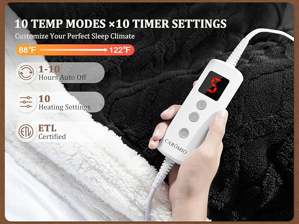 Heated Electric Blanket Heating throw