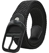 JIFANPAUL Elastic Braided Belt for Men and Women,Stretchable Adjustable Web Woven Belt for Work,C...