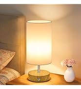 TOBUSA Cordless Table Lamp, Rechargeable 6000mAh Battery Operated Bedside Lamp, Portable Touch LE...