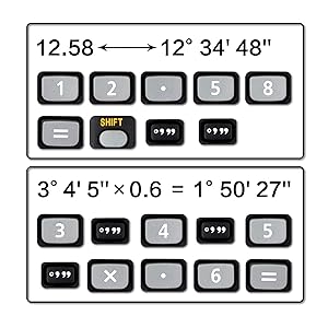 Degrees,Minutes,Seconds Calculations