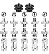Camera Mount Screw,ChromLives 1/4 to 3/8 Tripod Screw Adapter,1/4 to 1/4 Screw,3/8-20 Converter T...