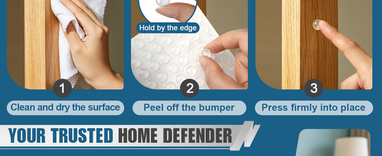 Clear Cabinet Bumpers Self Adhesive for Furniture