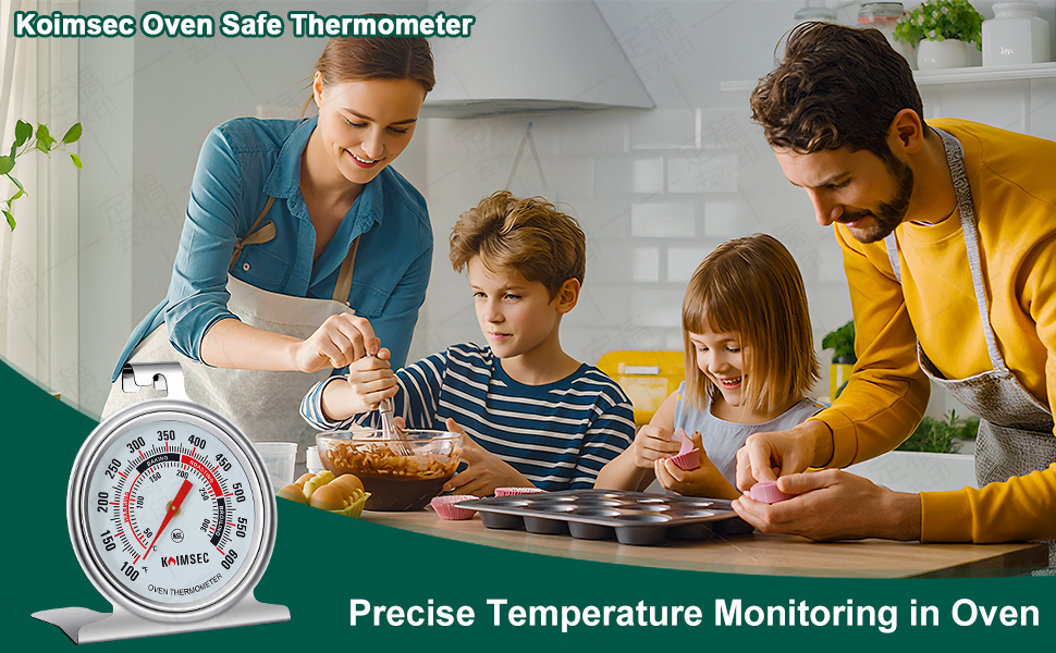 thermometer for traditional stove steam gas electric toaster convection ovens grill smoker air fryer