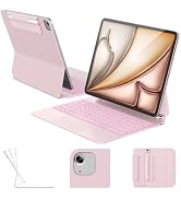 RAYMCRAFT for iPad Air 13 / Pro 12.9 Case Keyboard, Magnetic Floating Stand | Magic-Keyboard 11-C...