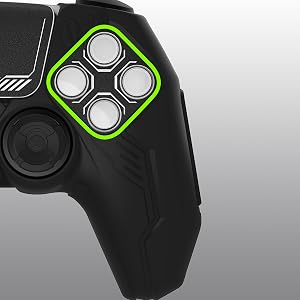 PlayVital Guardian Edition Ergonomic Soft Controller Silicone Case Grips for ps5