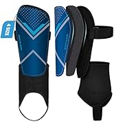 COTLIKE Soccer Shin Guards for Kids Youth Adults Toddler, Shin Defender Shin Guards with Ankle Pr...