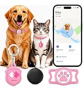 Dog Tracker with Apple Find My, GPS Pet Tracker for Dogs and Cats | Real-Time Location Tracking, ...