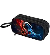 HiGaits Pencil Case for Boys,Multi-Slot Large Capacity Pencil Pouch with Soft Zipper, Durable Pen...