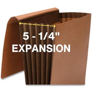 Extended Accordion Style File Wallet
