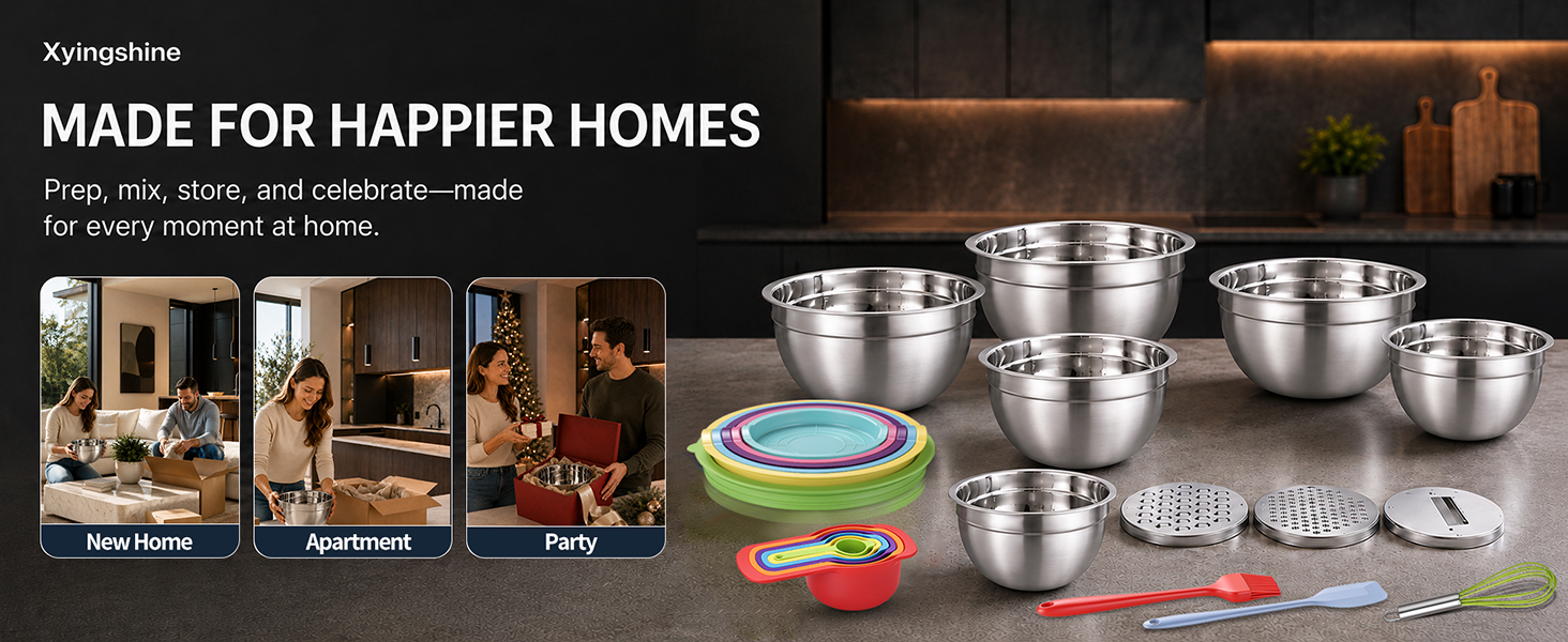 home cooks; kitchen organization; brand story; Xyingshine; picture part of AI