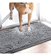 Muddy Mat AS-SEEN-ON-TV Highly Absorbent Microfiber Door and Bath Mat and Pet Rug, Non Slip Thic...