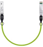 Green SFP+ Cable, 10G SFP+ DAC, 0.5M(1.64ft), Passive Direct Attach Copper Twinax Cable for Cisco...