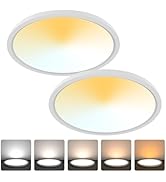 Aialun 12 Inch Led Flush Mount Ceiling Lights, 16/20/24W, 2700K-6500K 5 Color Selectable Dimmable...