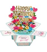 SOLIFEGOBLE Happy Mother's Day Pop Up Card, 3D Greeting Card for Mom, Wife, Grandma with Envelope...