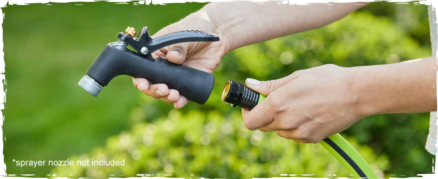 Compatible with sprayers and nozzles, sold separately