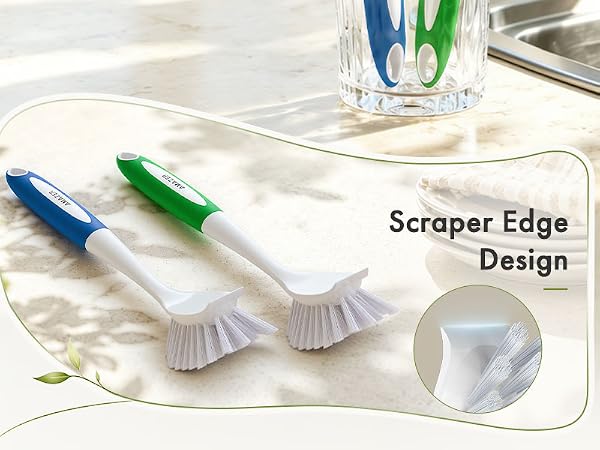 dish brush with handle