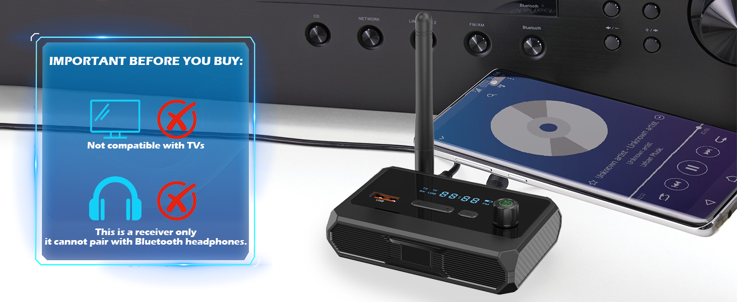 only Bluetooth receiver