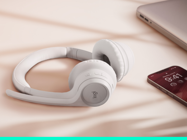 Logitech Zone 300 Wireless Bluetooth Headset With Noise-Canceling Microphone