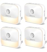 ZISUYU 4-Pack Dimmable Motion Sensor LED Night Lights