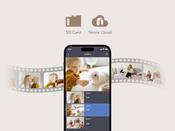Store in Cloud or SD Card