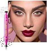 HHLTOH 2-In-1 Dual-Ended Freckle Stamp Pen,Realistic Faux Freckles Makeup with Soft Sponge Stamp&...