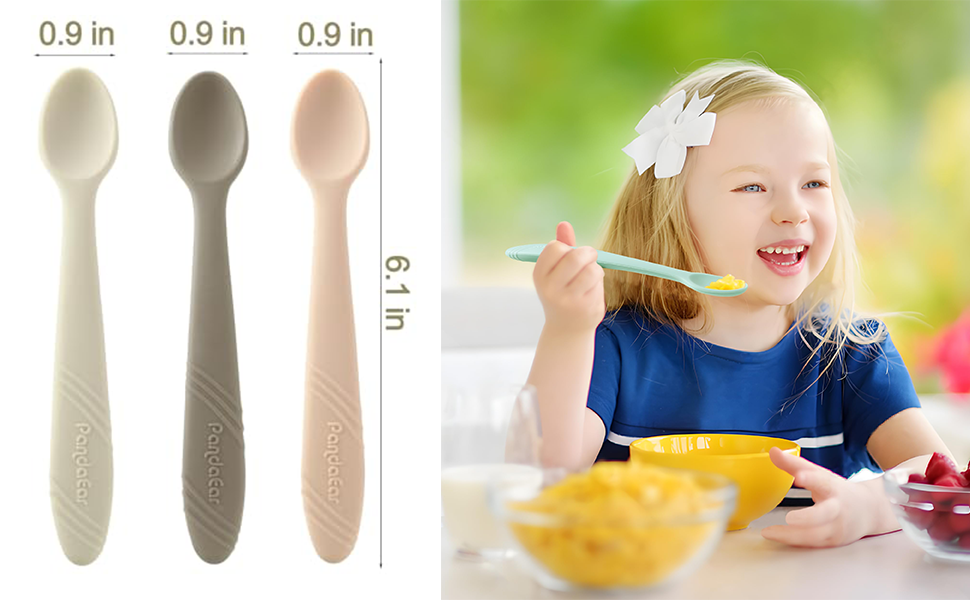 Silicone Baby Feeding Spoons