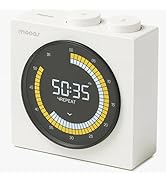 mooas Time Loop Digital Visual Timer, Rechargeable Wireless, LCD Large Display, Portable, Visual ...