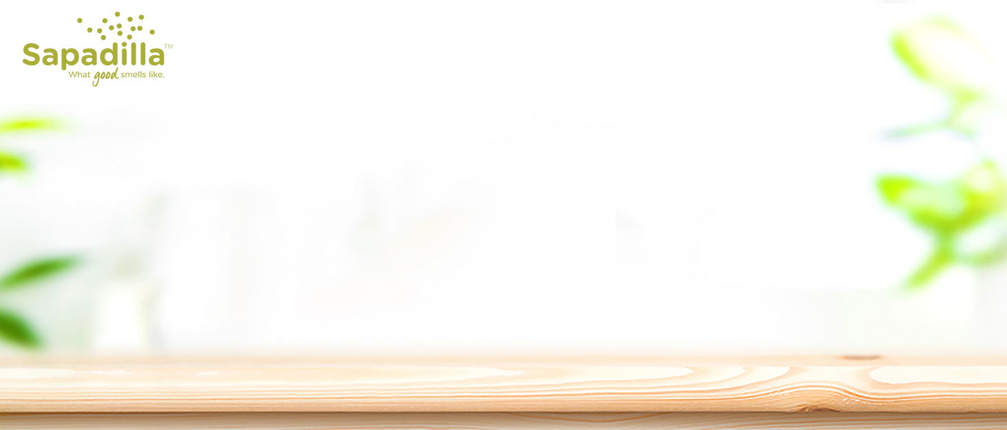 Sapadilla Logo on a wooden countertop