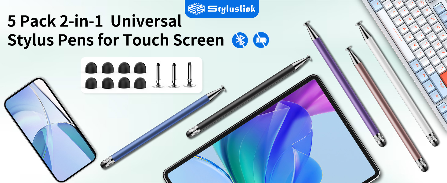 Universal stylus pen for touch screen