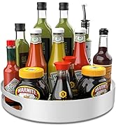 Lazy Susan Turntable Organizer for Cabinet Pantry Kitchen Countertop Refrigerator Office, 12 Inch...