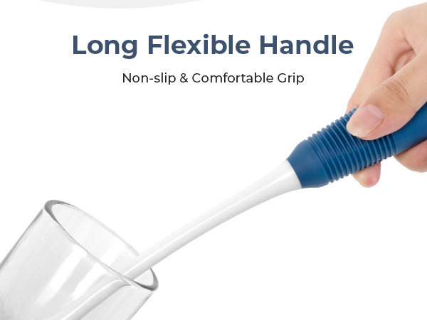 Long Flexible Handle Bottle Brush