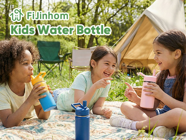 fijinhom kids water bottle